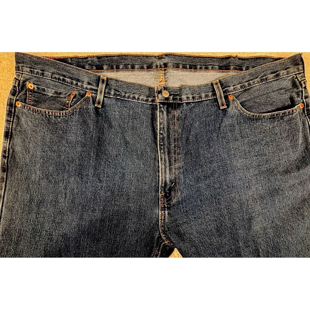 Levi Strauss 541 Athletic Fit Medium Wash Denim Jeans Men Size 54x30 EUC
